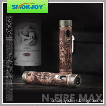 Newest Mechanical Mod Wood E Cigarette N Fire Max
